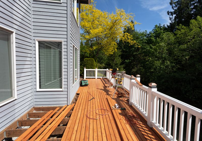 Close-up of Deck Surface