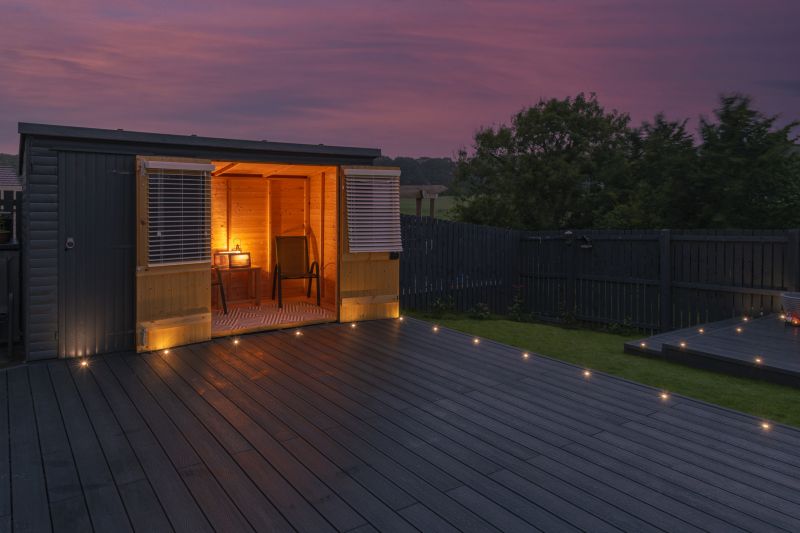 Deck with Lighting and Decor