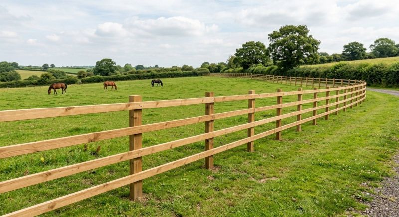 Paddock Fence Installation in Roseville, CA