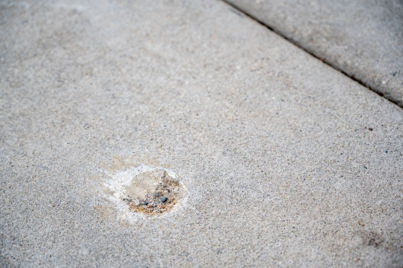 Close-up of Repaired Surface