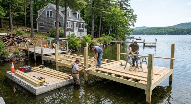 Water Dock Installation in Kansas City, KS