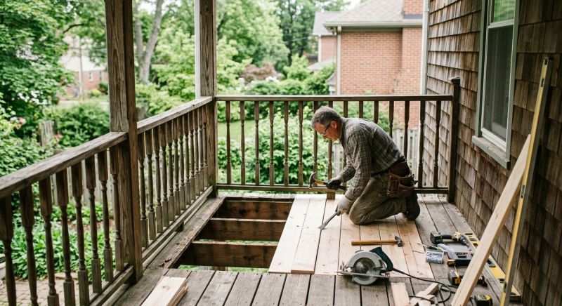 Wood Deck Repair in Redmond, WA